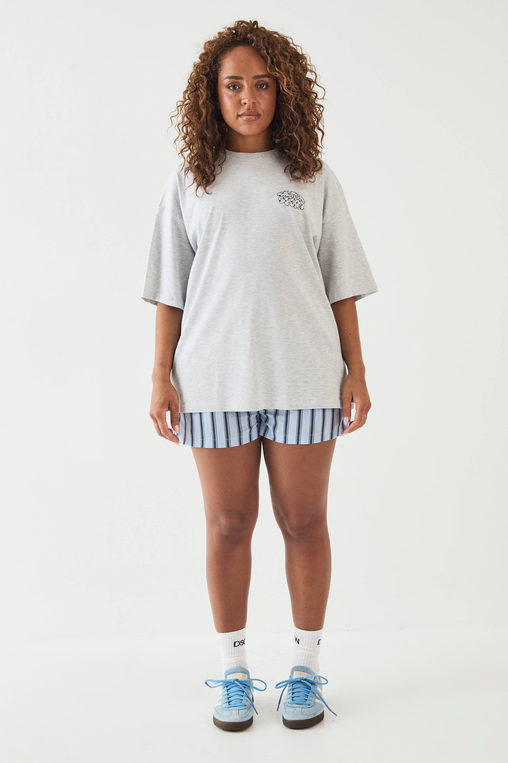 T-shirt Oversize Imprimé Bulles À Pois Dsgn Studio