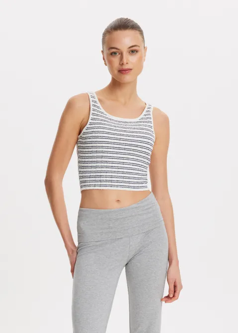 Singlet met structuur off-white (WIT.O)