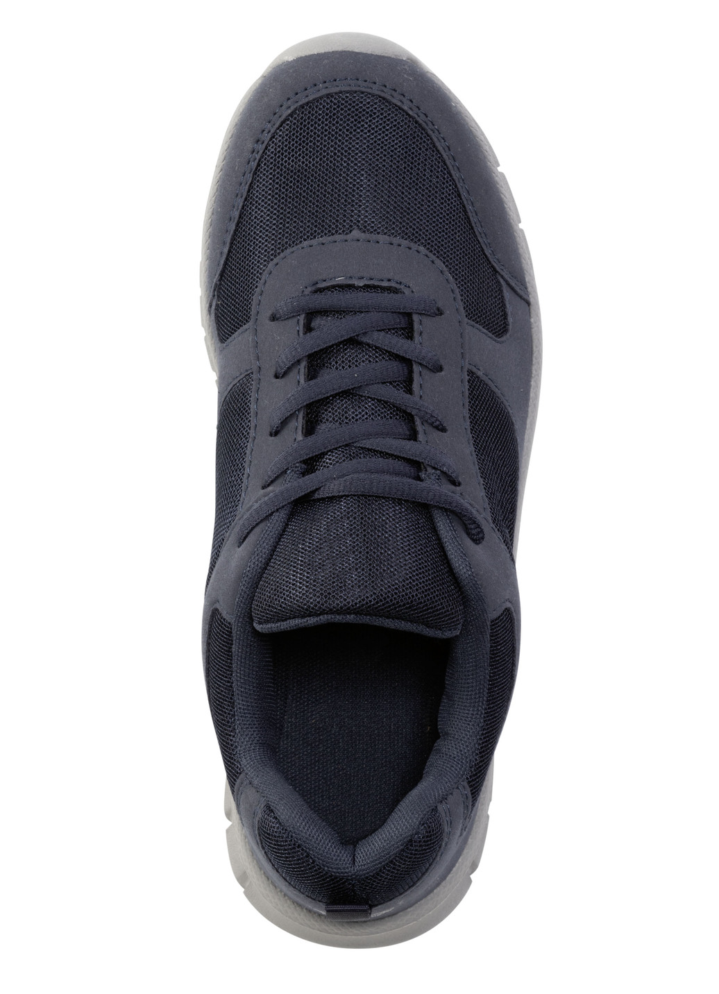 Schnür-Sneaker aus Synthetik und weichem Textilmaterial