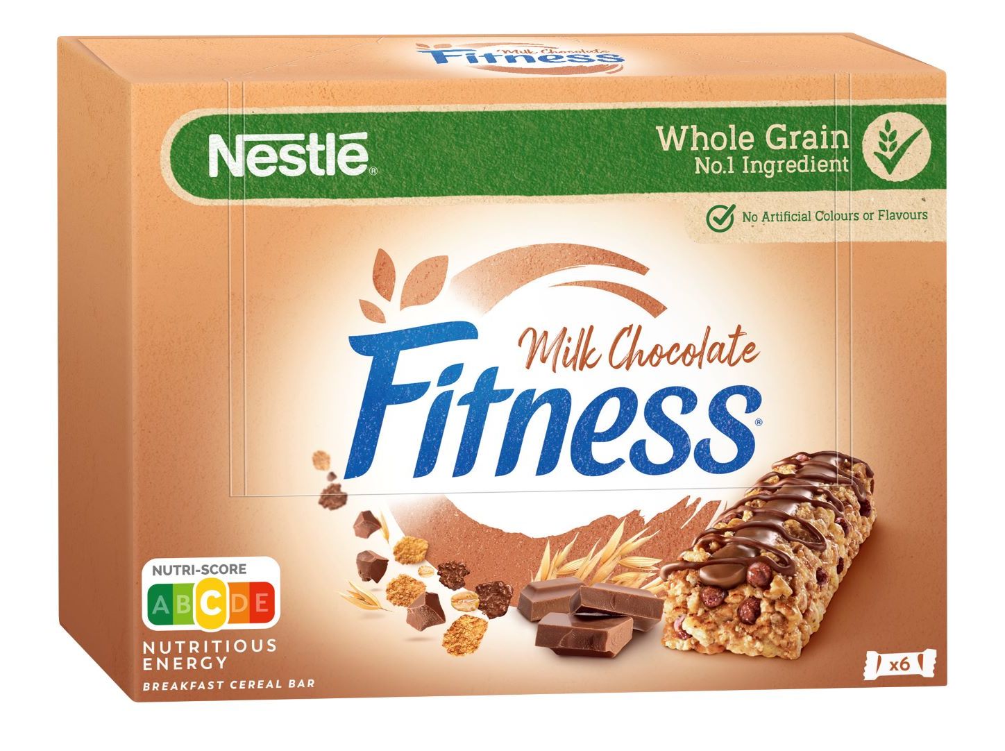 BARRAS NESTLÉ FITNESS CEREAIS CHOCOLATE LEITE 135G 6UN