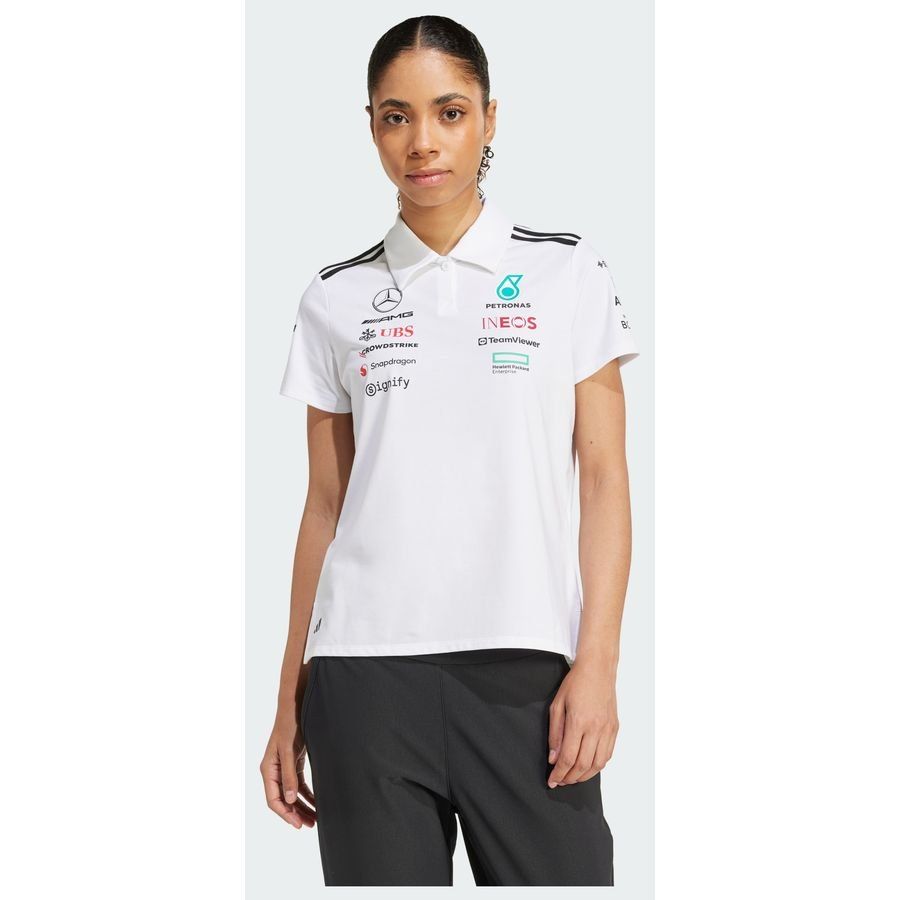 Adidas Polo blanc Mercedes - AMG Petronas Formula One Team