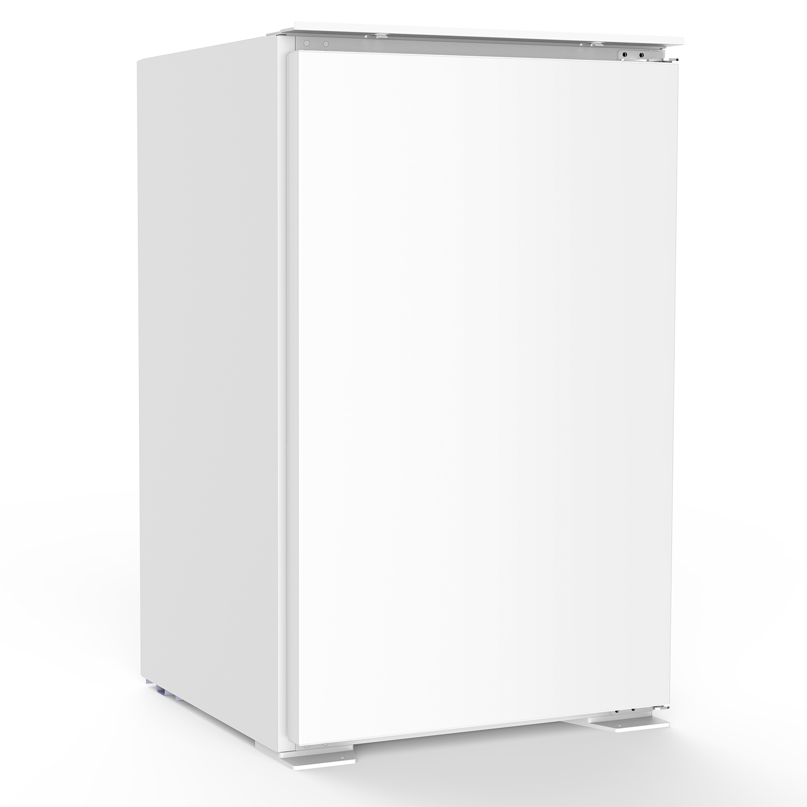 Küchenblock - weiß Hochglanz - dunkelgrau - mit E-Geräten - 200+120 cm