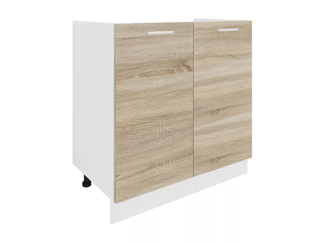 Armoire évier cuisine largeur 80 cm Esilo