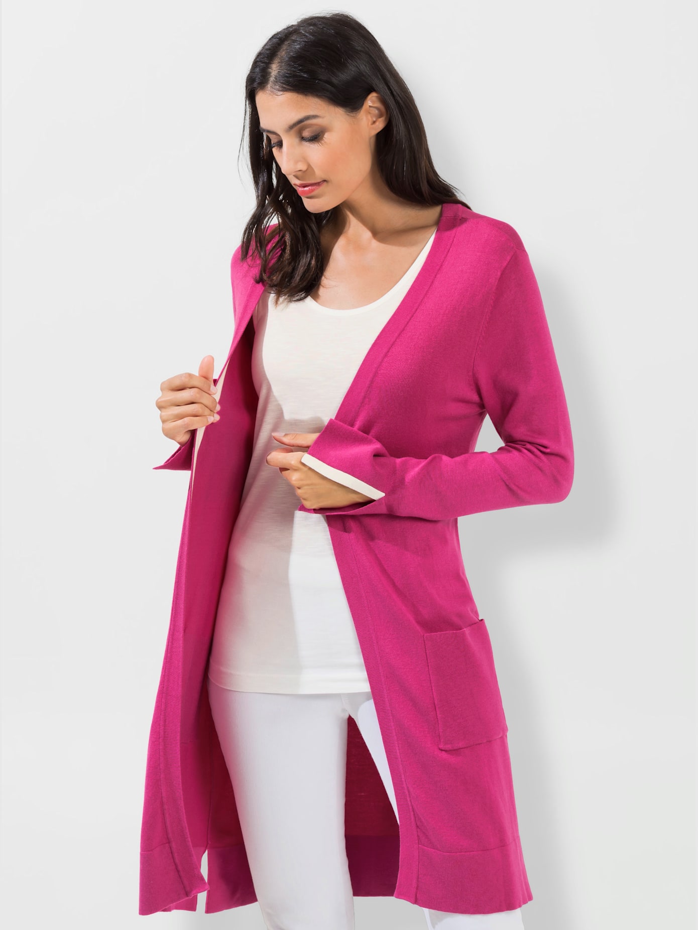 Manteau en tricot viscose