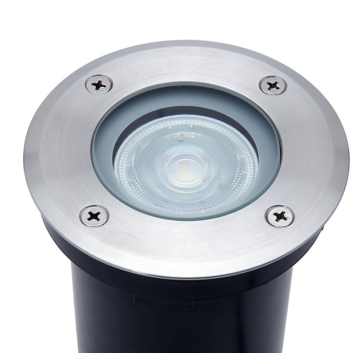 Spots LED GU10 Nashua 345lm IP65 et IP67 GoodHome chrome