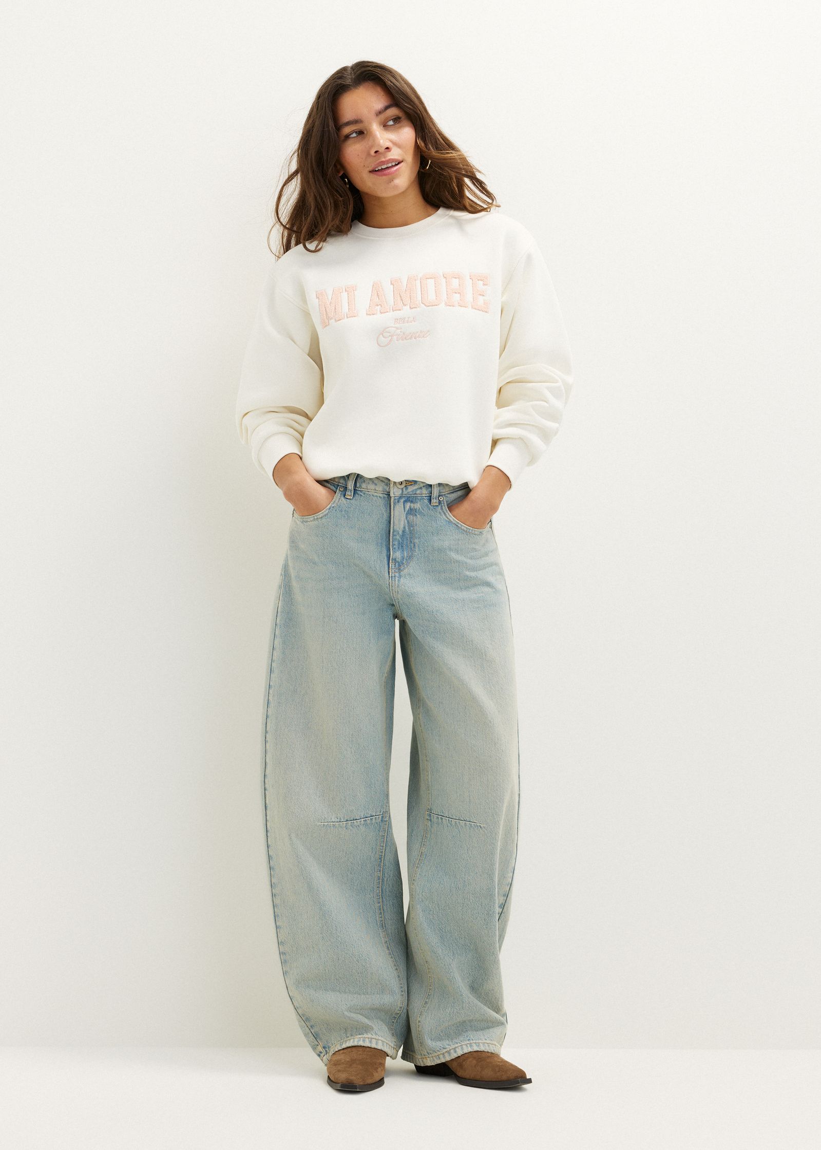 Sweater met tekst