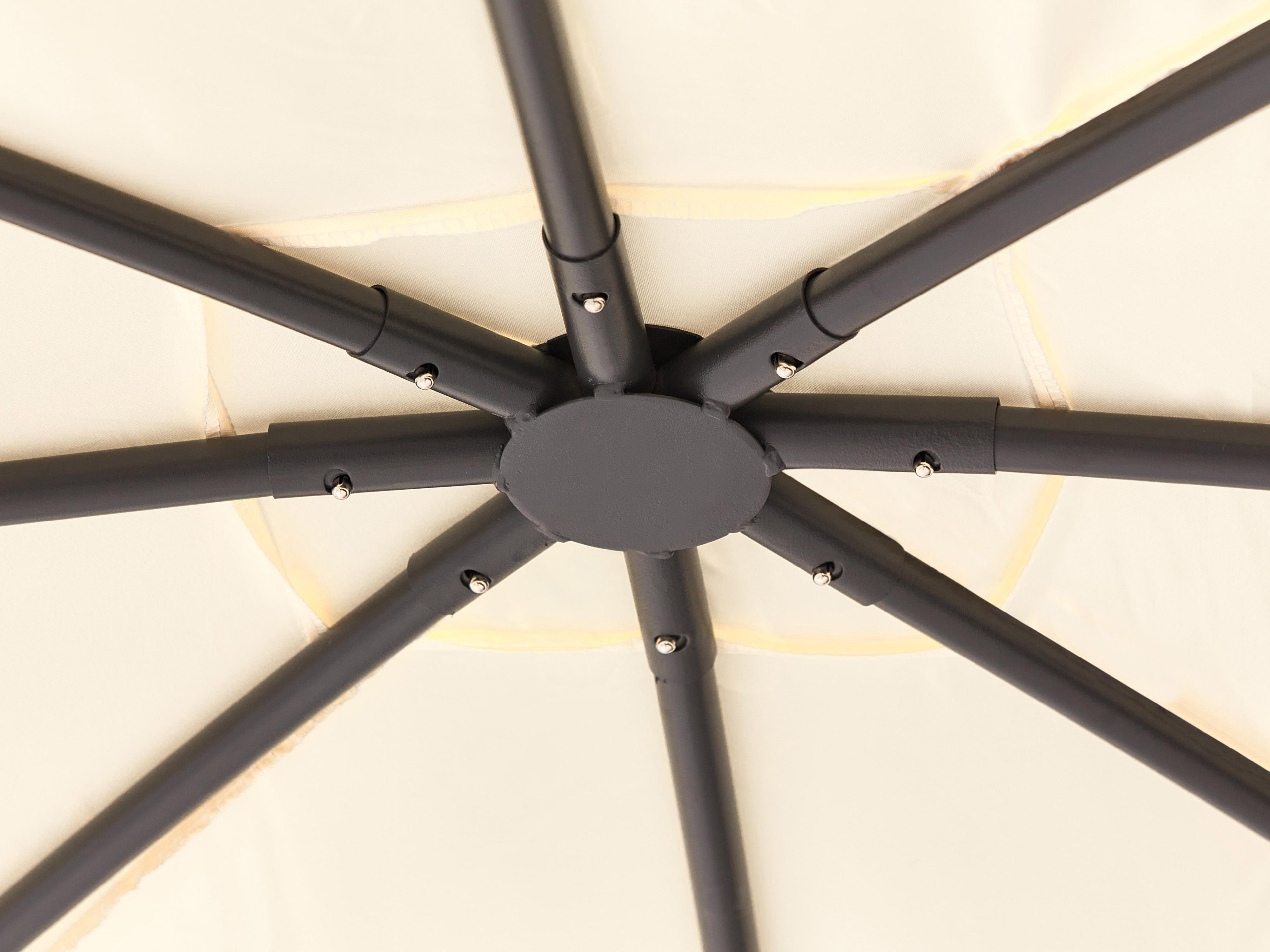 Paviljoen VOMERO Metaal 305 cm 305 cm Beige
