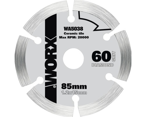 Worx 6-tands cirkelzaagblad voor Versacut