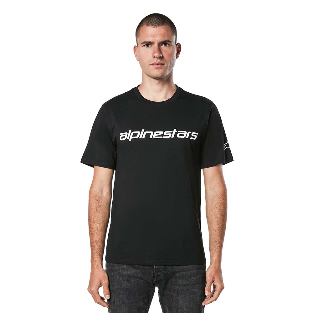 Alpinestars - T-shirt Linear Wordmark 2.0 CSF Noir / Blanc