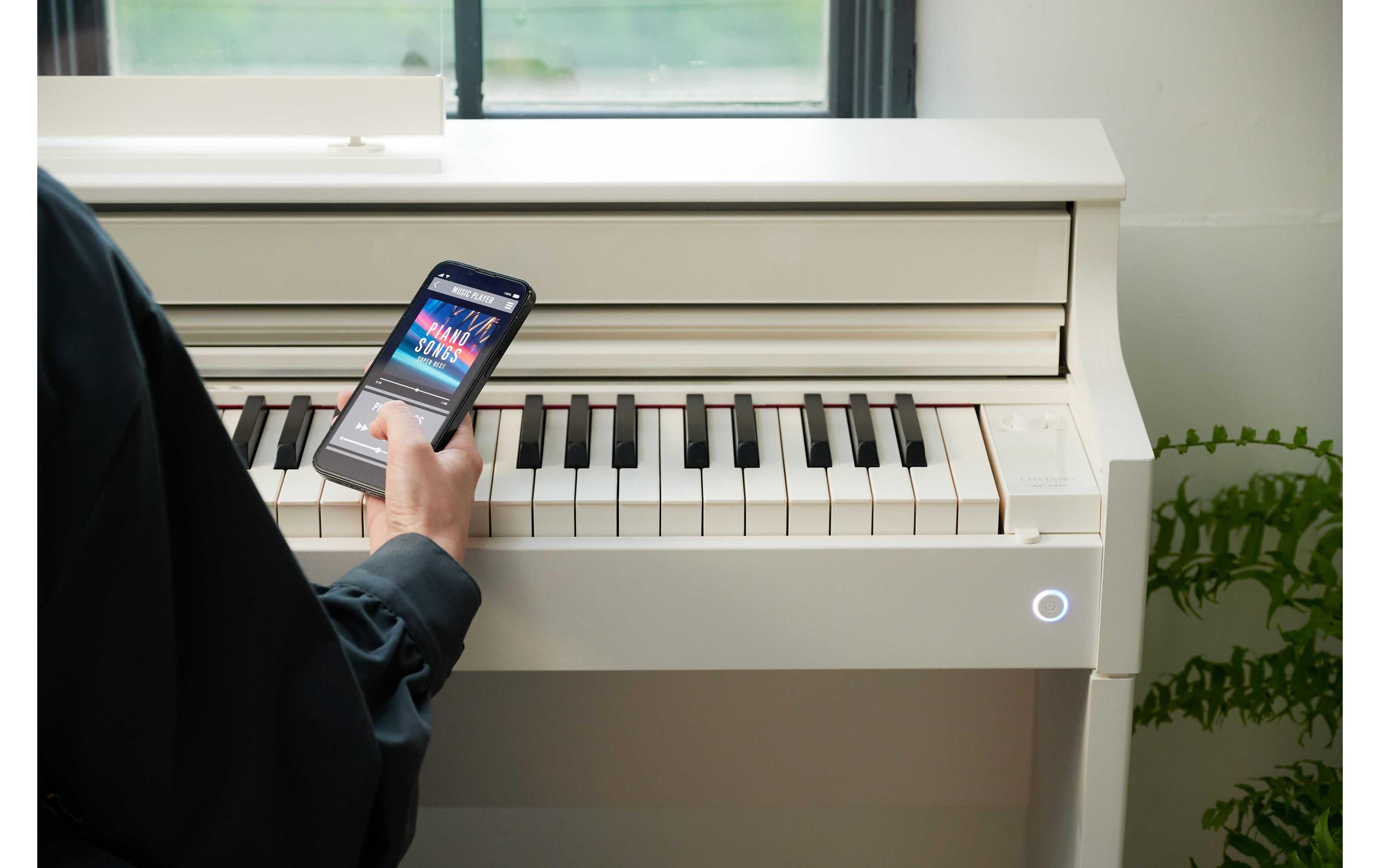 E-Piano CELVIANO AP-S450 Weiss<br>E-Piano mit Hammer Action Tasten