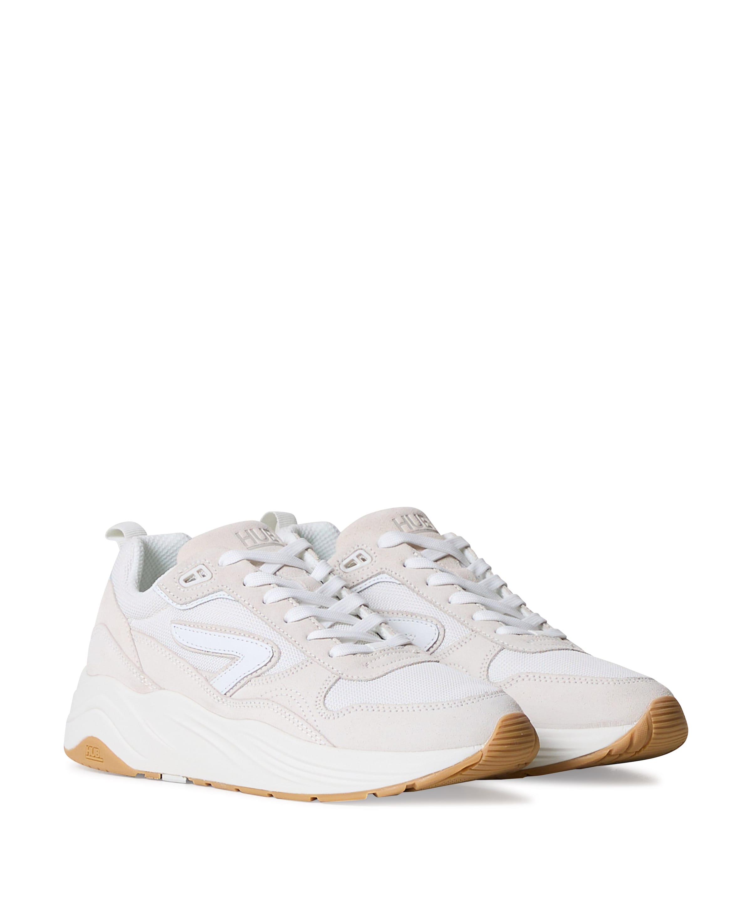 Hub Glide S43 heren sneakers ecru