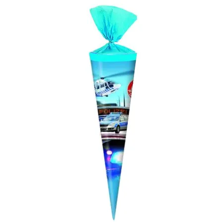 Livepac Office Schultüte / Zuckertüte Polizei, 35 cm, rund