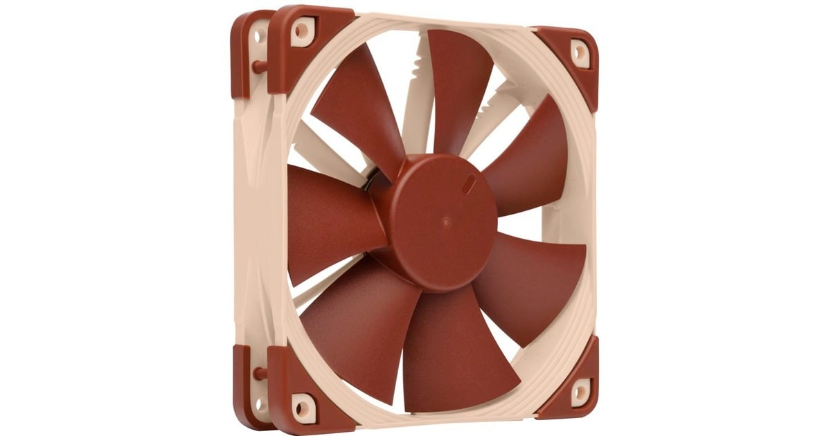 NoctuaNF-F12 PWM case fan  (Lichtbruin, 120 x 120 x 25 mm)