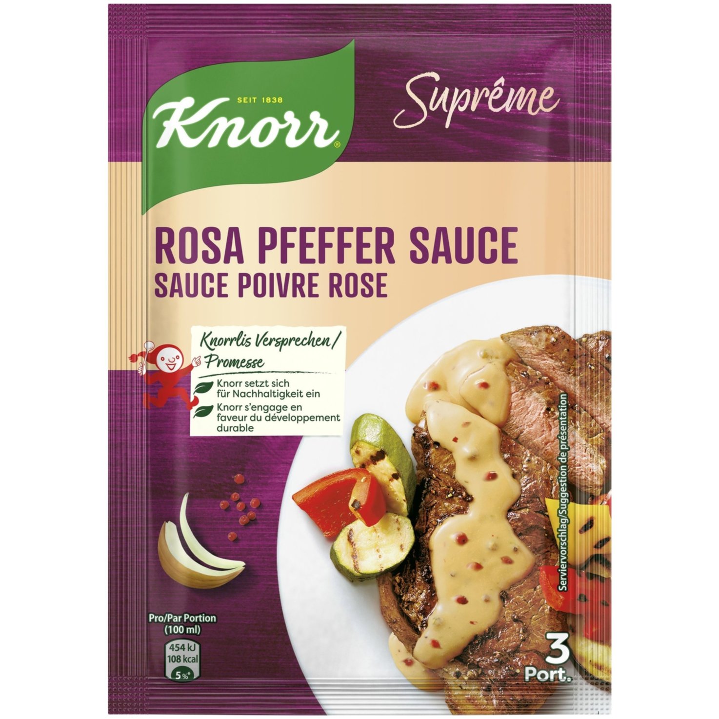 Knorr Suprême Sauce Rosa Pfeffer