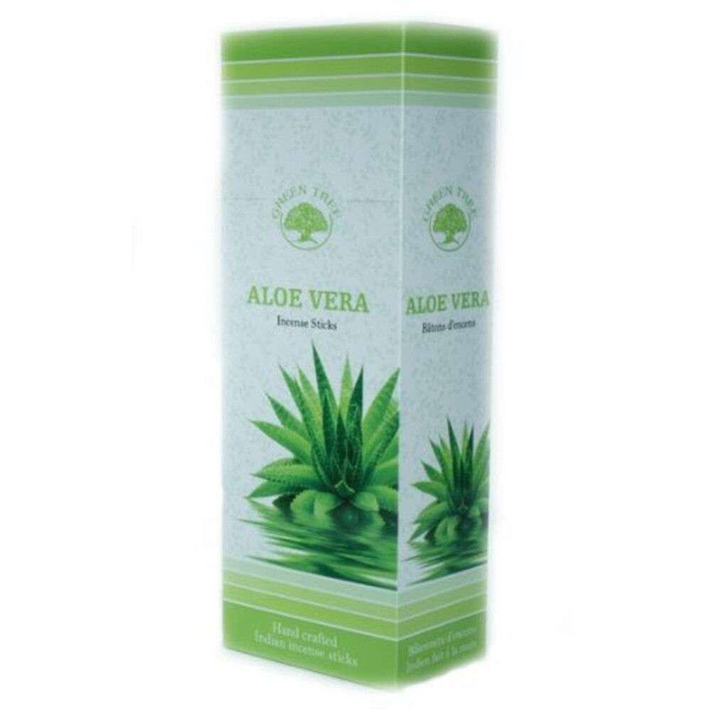 3x Green Tree Wierook Aloe Vera20 stuks