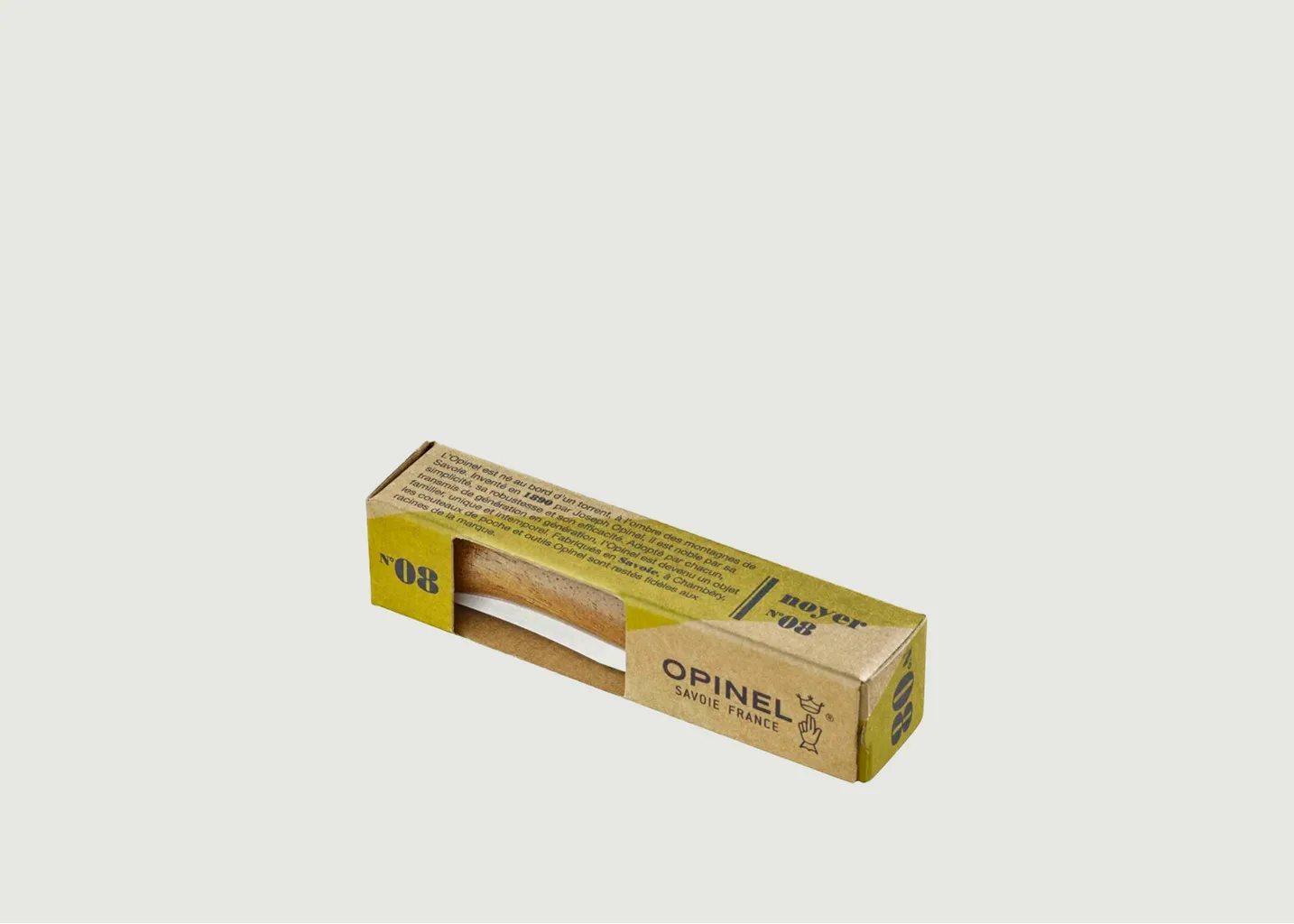 Boite N°08 Inox Noyer Opinel