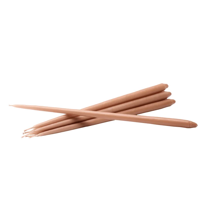 Stoff Nagel - Kerzen by Ester & Erik (6er-Set), dusty rose