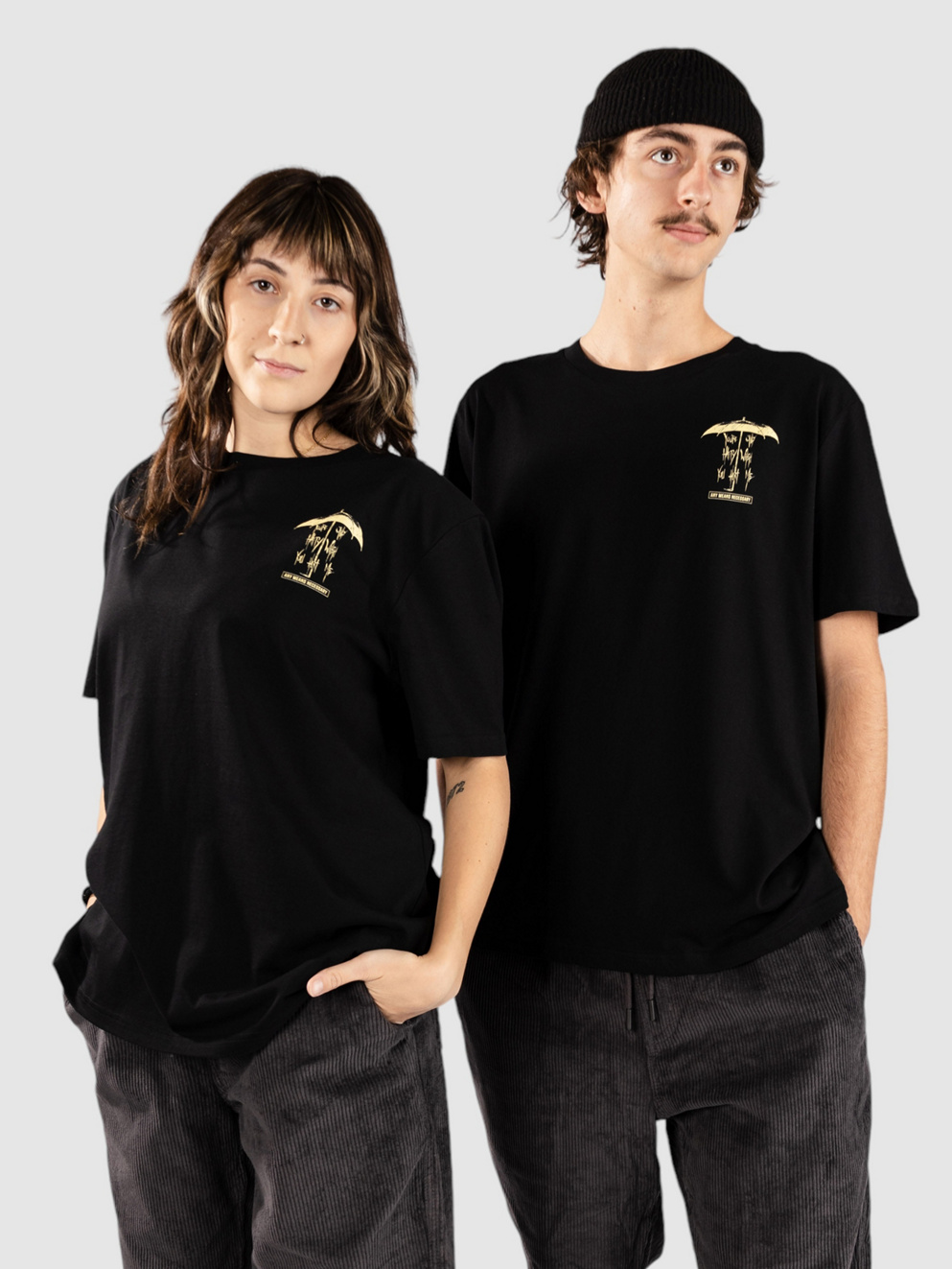 Any Means Necessary When Your Happy T-Shirt black
