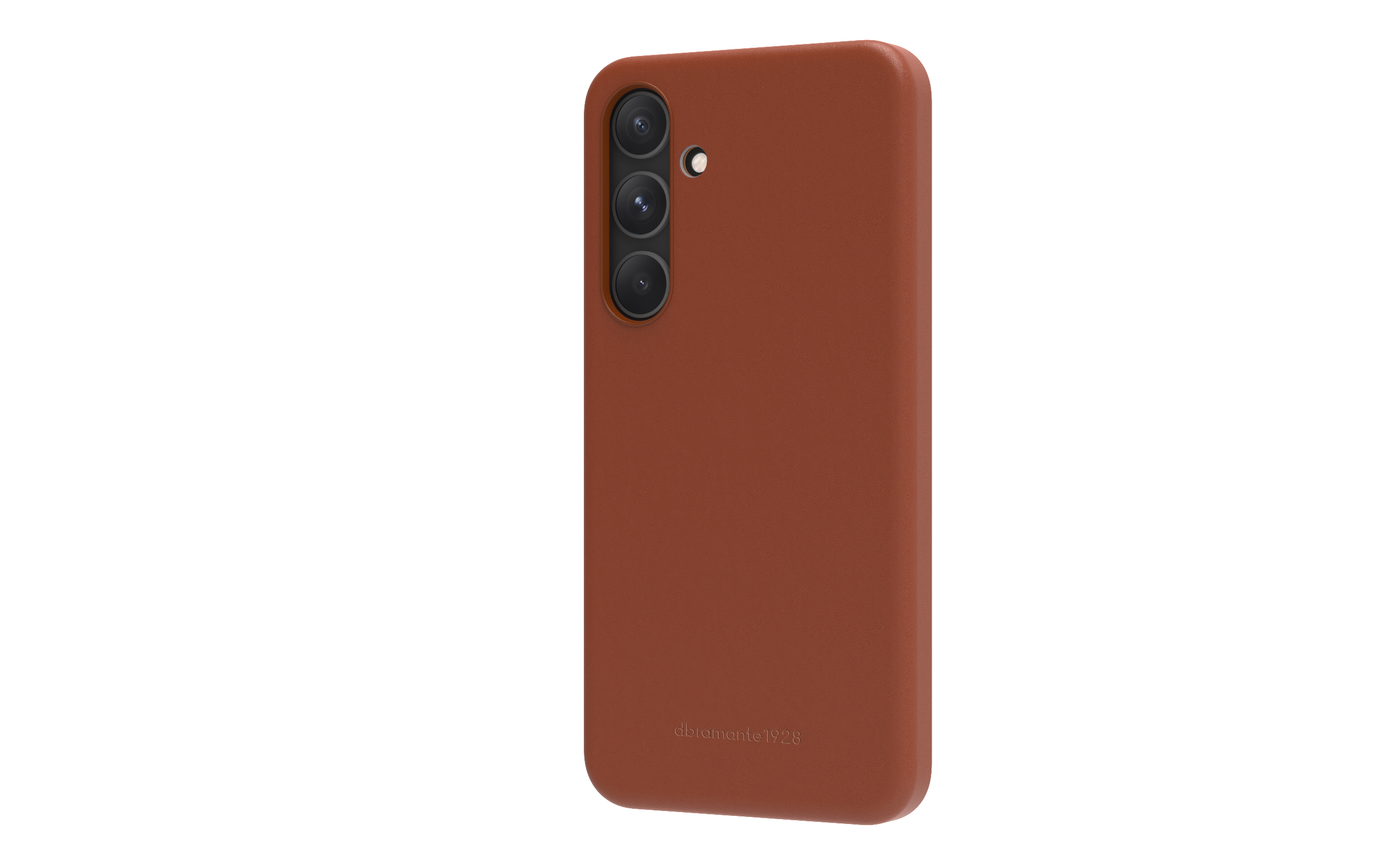 Samsung Galaxy S24  Plus Echtleder Hardcase Hülle Roskilde Recycled (ROSPGT006046) - Tan