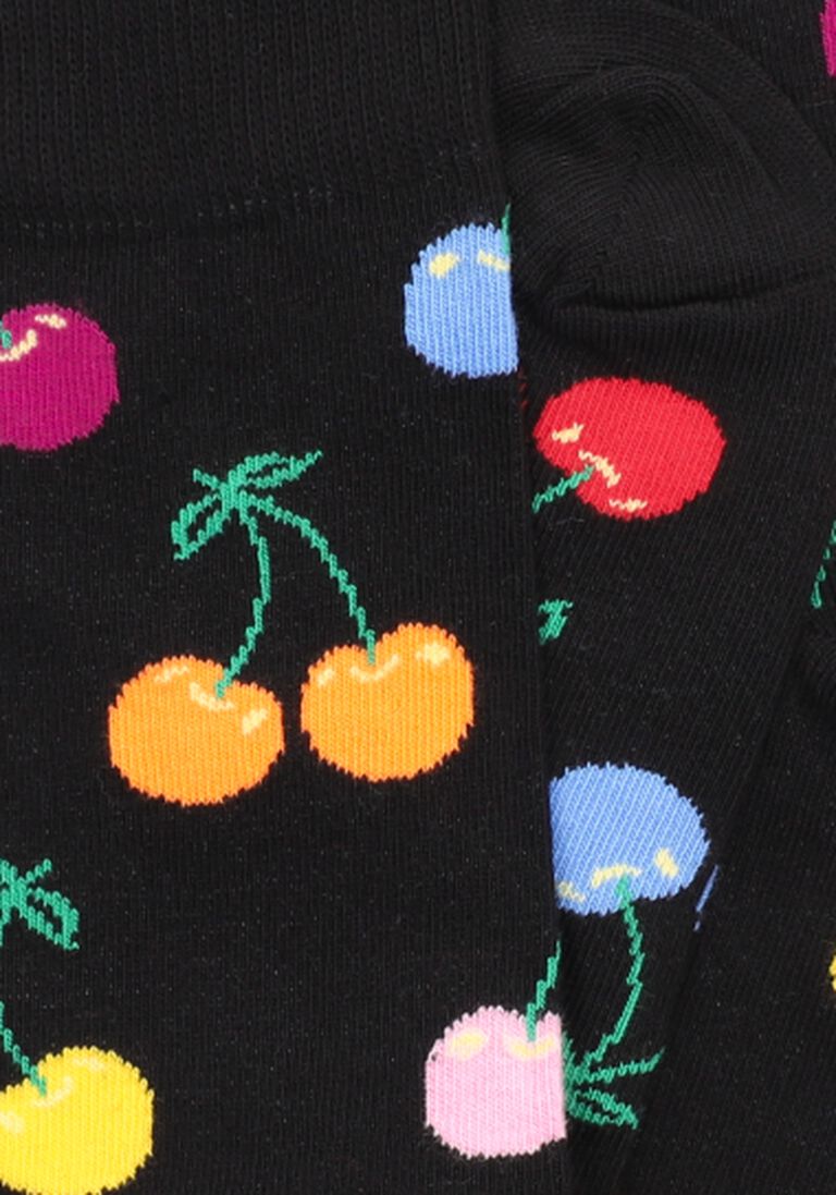 HAPPY SOCKS zwarte happy socks sokken cherry