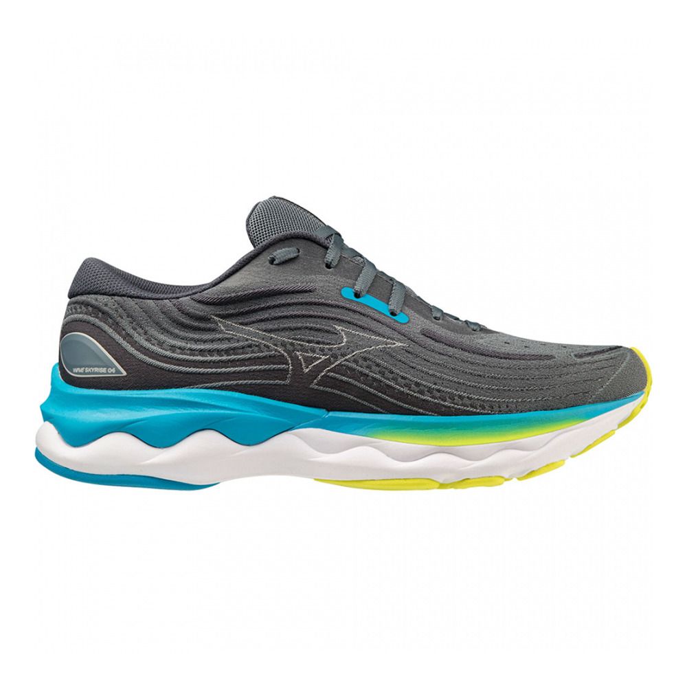 Mizuno WAVE SKYRISE 4 - Chaussures running Homme stormyweather/pearlblue/jet blue