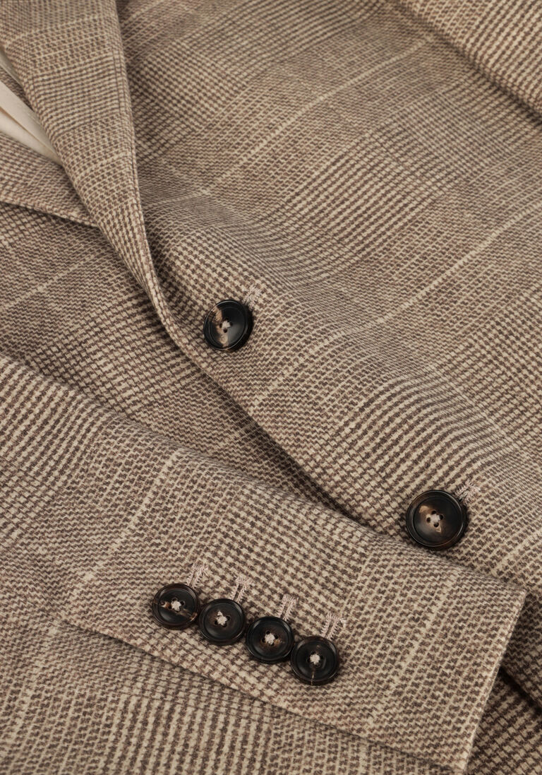 beige circolo colberts fleece blazer
