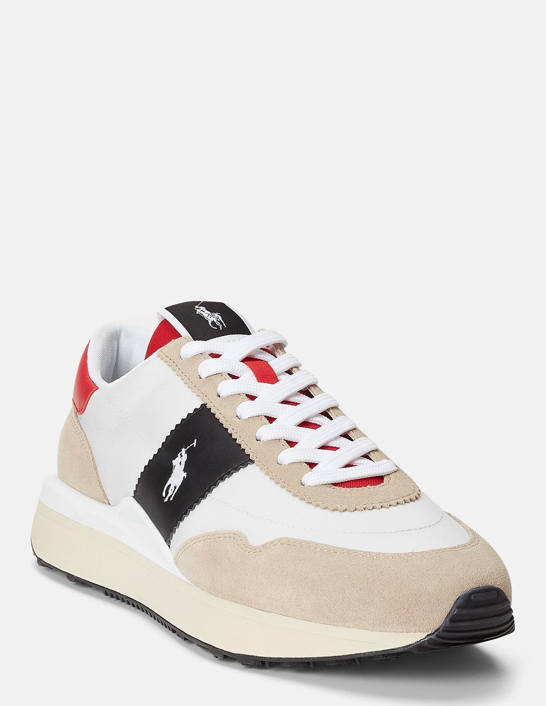 ralph lauren Baskets Homme Train 89 Rouge/Blanc