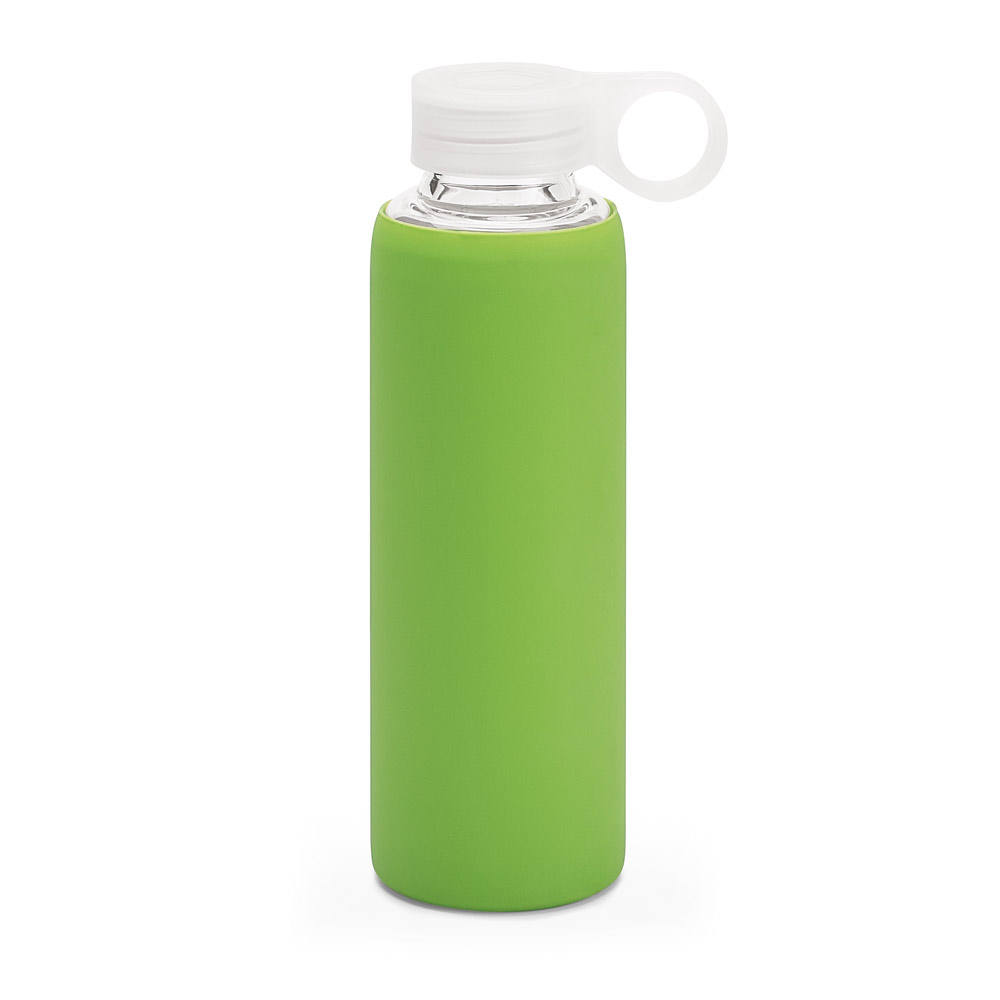 hi!dea 94668 - Bouteille de sport en verre borosilicate 380 ml