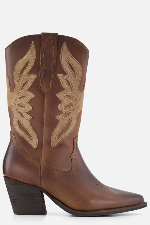 Cellini Cowboylaarzen bruin Leer