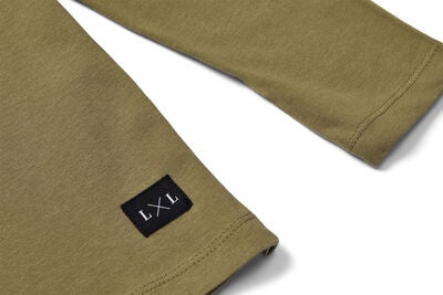 Luca & Lola Abel Langermet T-Shirt 2-pack, Grey Melange/Brown