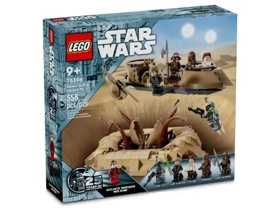 LEGO Star Wars 75396 Ørkenskib og sarlacc-hul