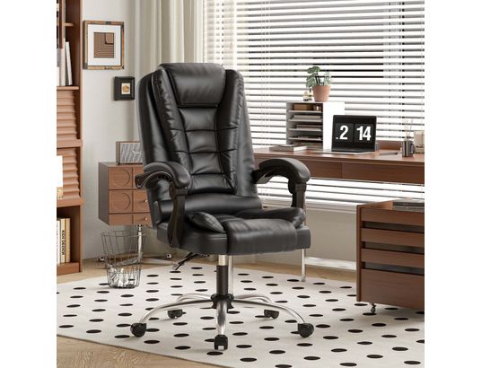 RATTANTREE - Fauteuil de bureau inclinable noir