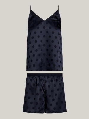 Conjunto de pijama curto e pantufas TH Established - Conjunto para presente