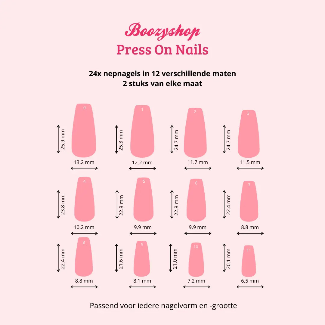 Press On French Nails Panther