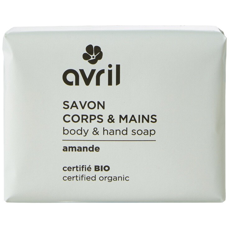 Savon solide bio - Amande - Corps & mains - 100 g