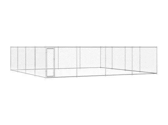 Chenil extérieur cage enclos 760 x 760 x 185 cm 02_0000478