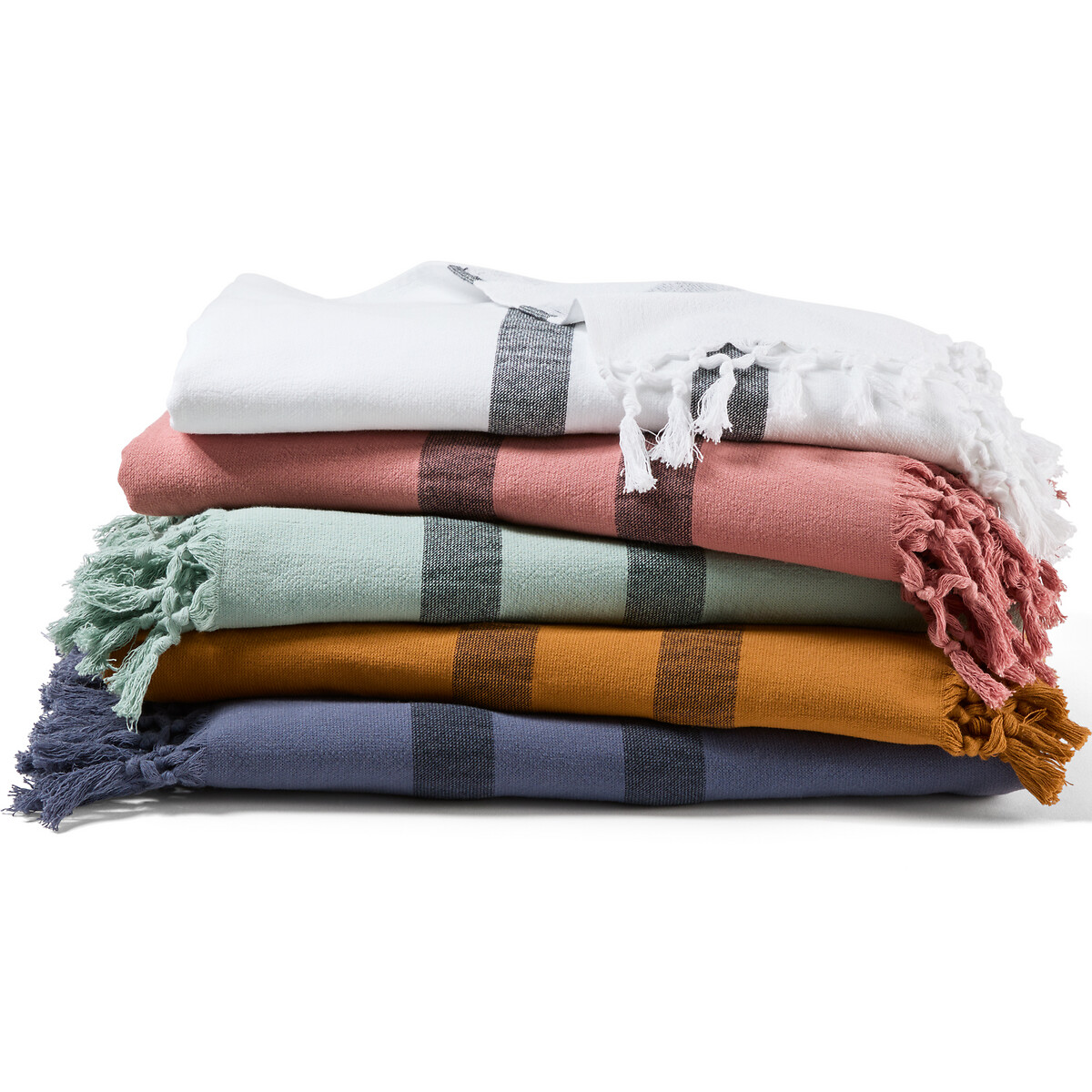 LA REDOUTE INTERIEURS<br>Toalha fouta orgânica, forro turco, Antalya