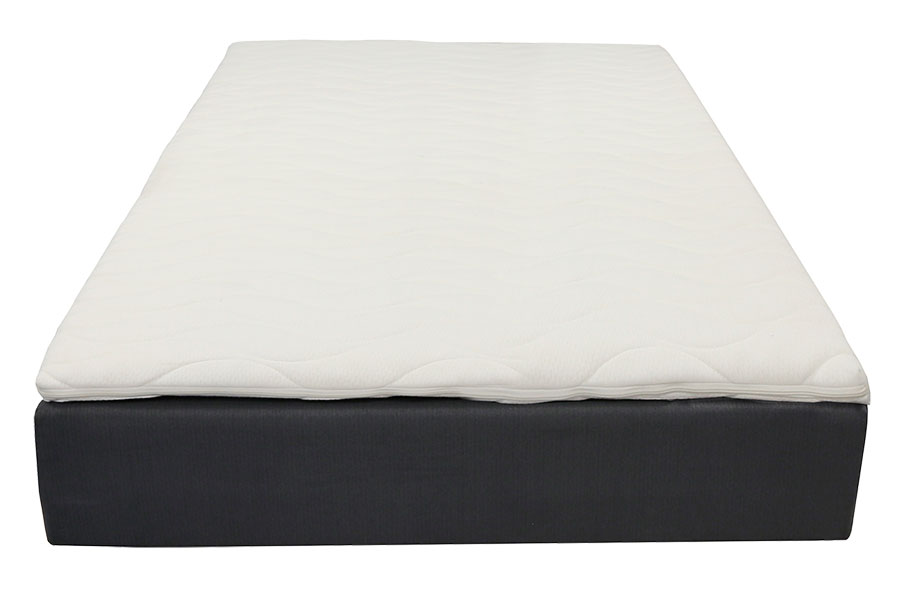 M1 vendbar madrass Tekstil Athena Mørk grå. 90x200 cm med 5 cm overmadrass.