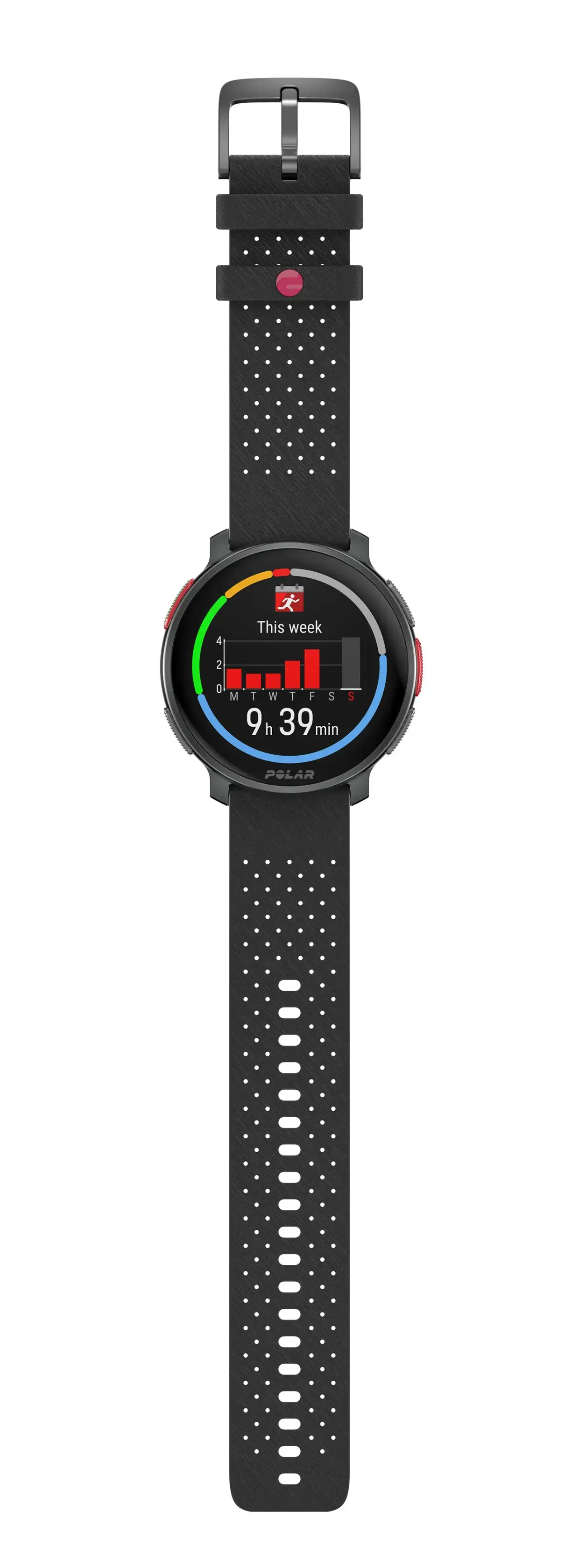 Polar Vantage V3 HR Sporthorloge Zwart/Zwart S-L