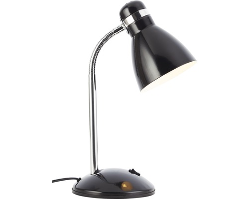 Tafellamp, 1-lichts, H 42 cm, Allison, zwart