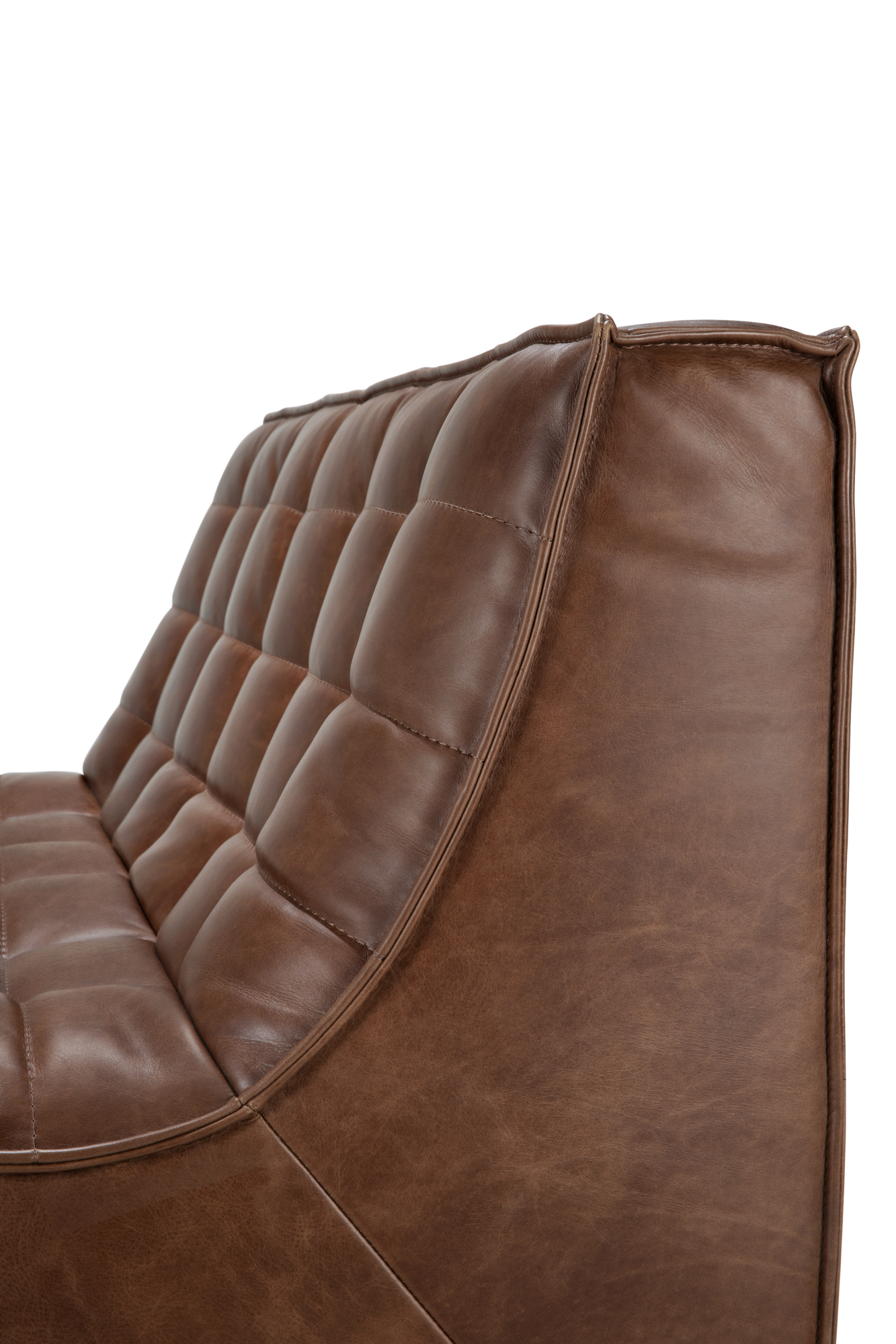 Modulaire bank N701 - chestnut - 2 seats