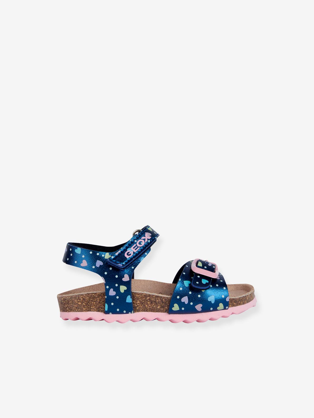 Sandálias Geox® Chalki Girl para bebê, azul marinho
