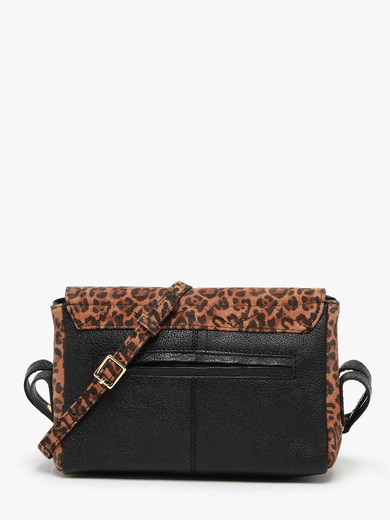 Sac bandoulire Leopard cuir PAUL MARIUS