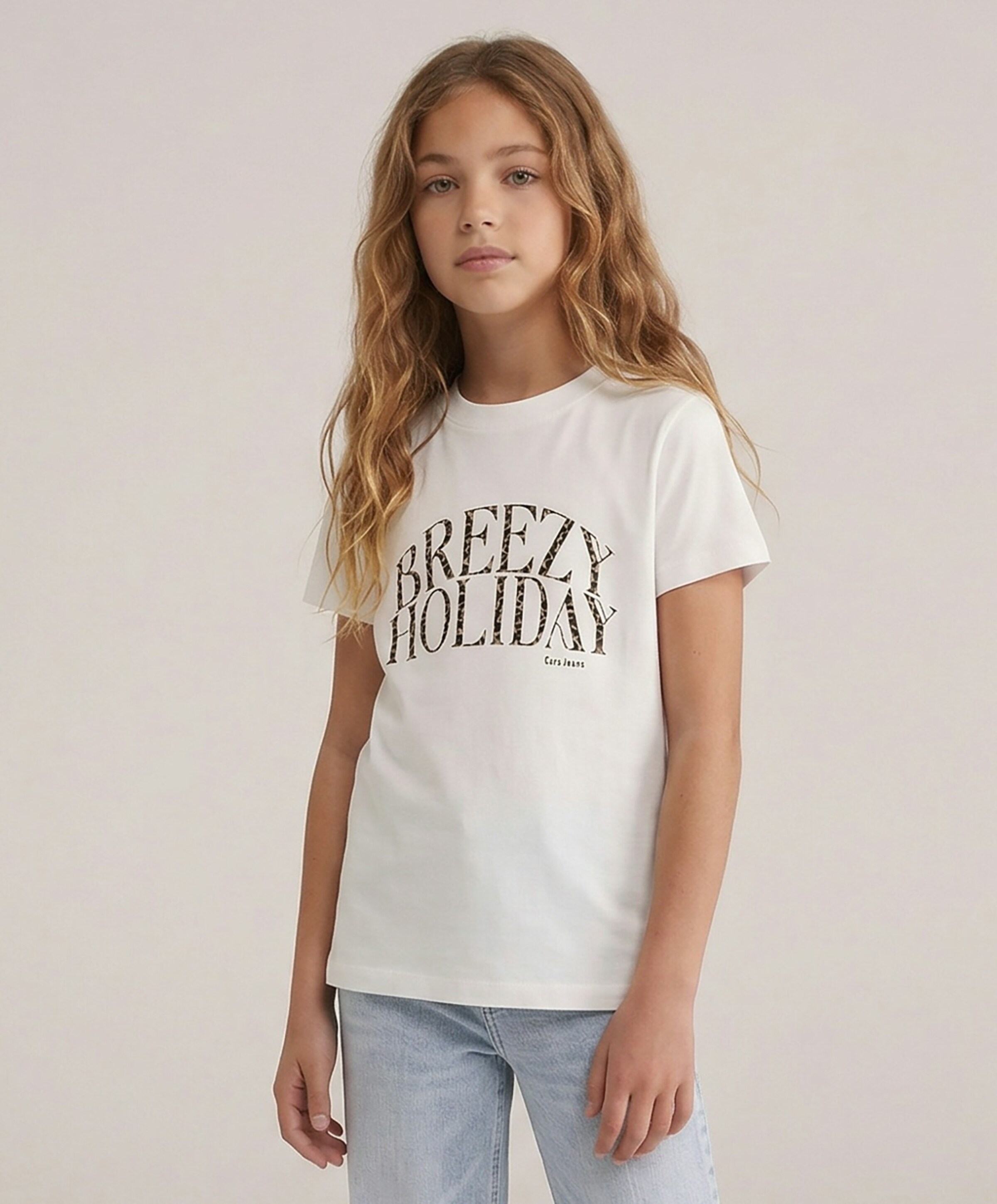 Cars Jeans Meisjes T-shirt wit