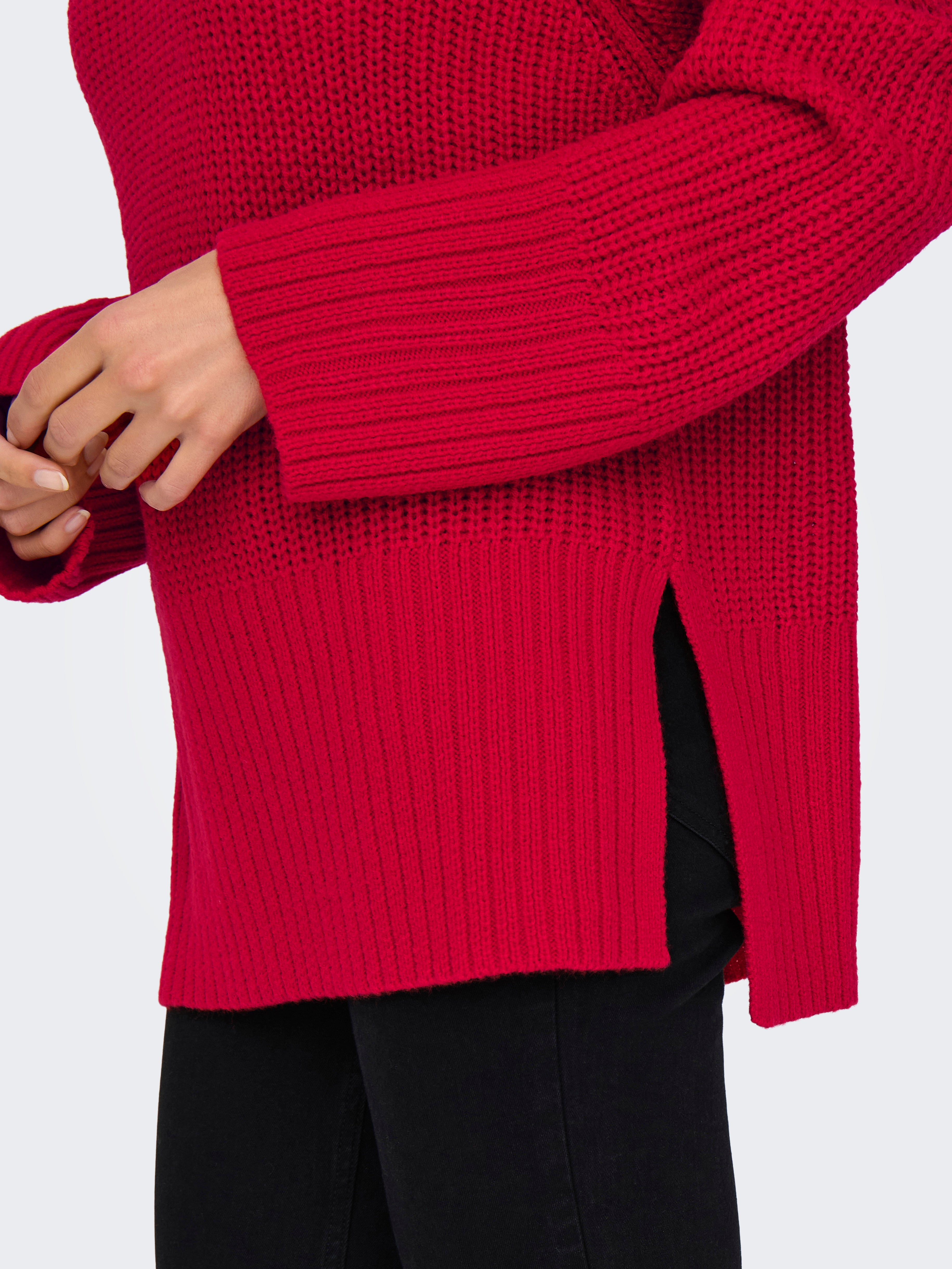 JDYJUSTY Strickpullover Barbados Cherry