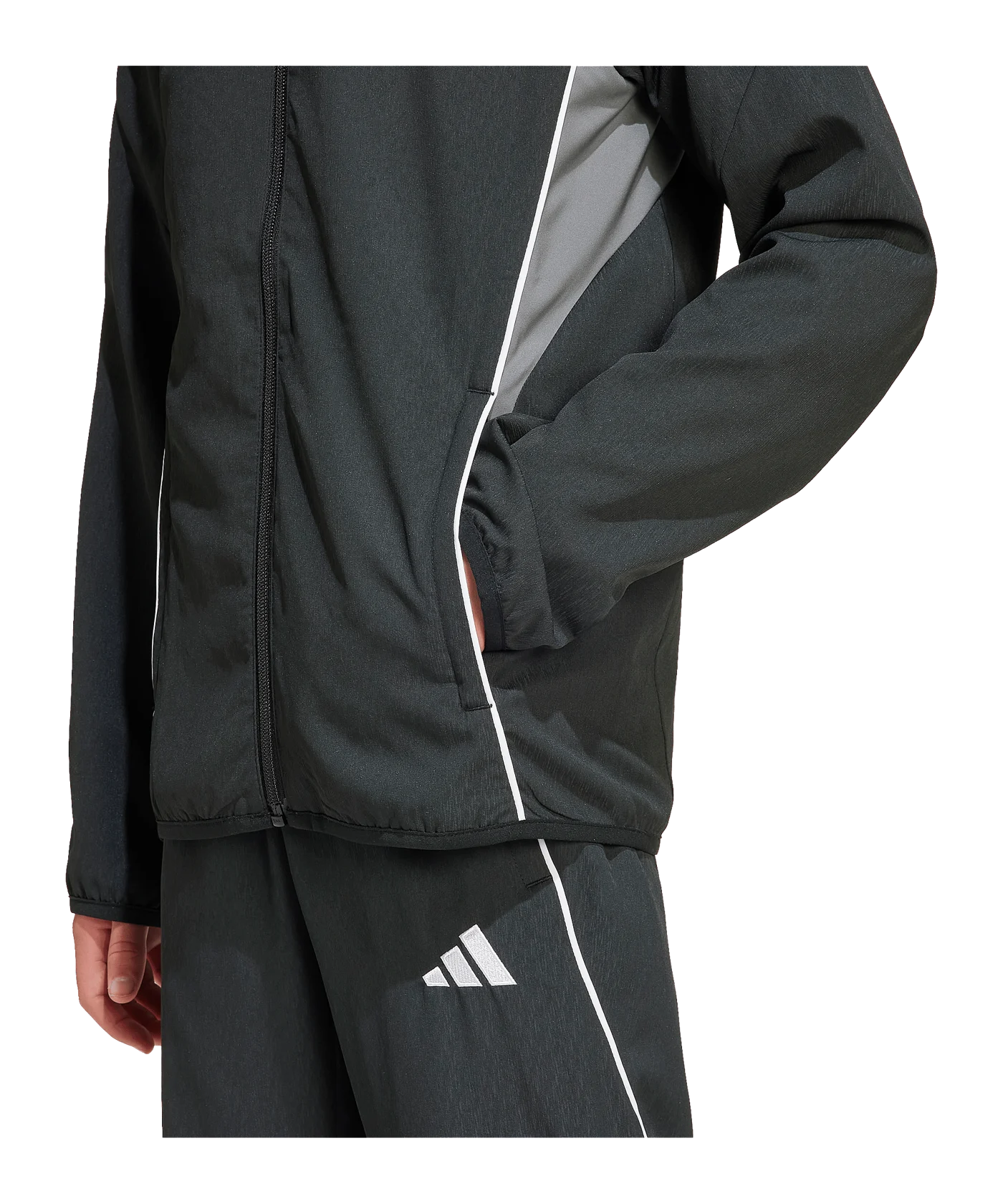 adidas Tiro 25 Competition Präsentationsjacke Kids Schwarz