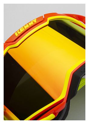 Masque Kenny VENTURY Phase 2 Rouge / Jaune