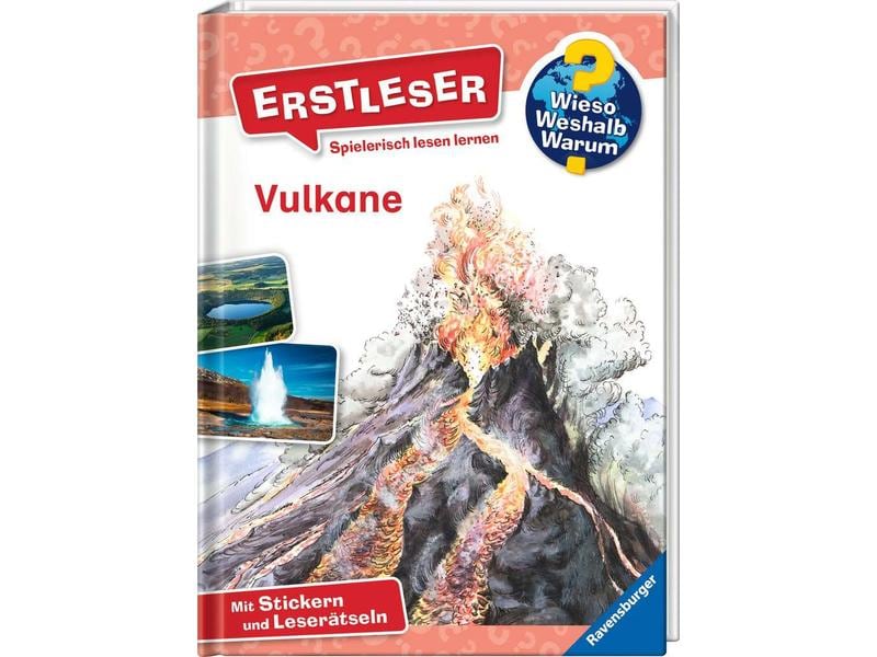Ravensburger Kinder-Sachbuch WWW Erstleser: Vulkane Band 2 Spielerisch lesen lernen