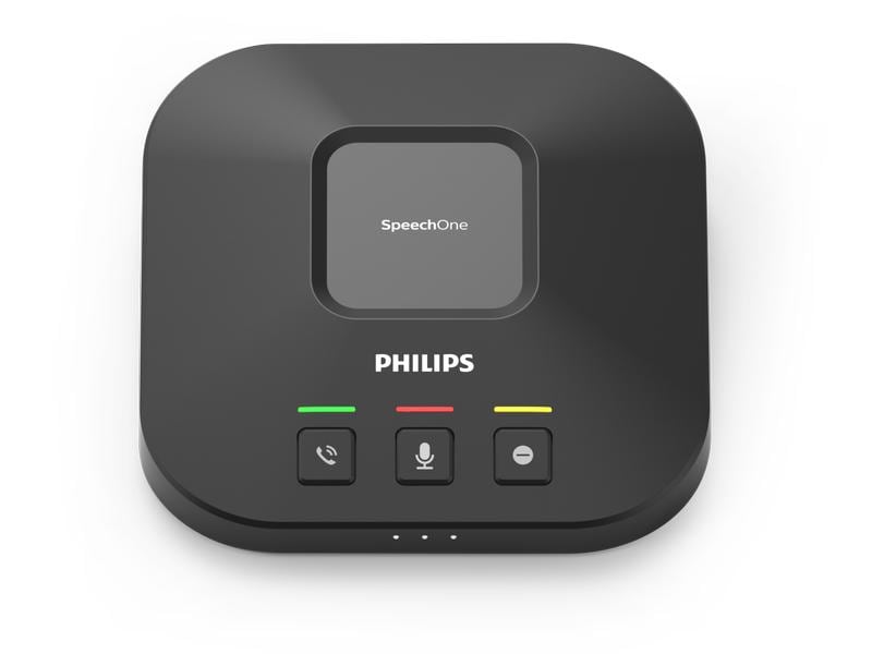 Philips Headset SpeechOne Integrator PSM6300 Professionelles Diktier-Headset mit Dockingstation und Statuslicht