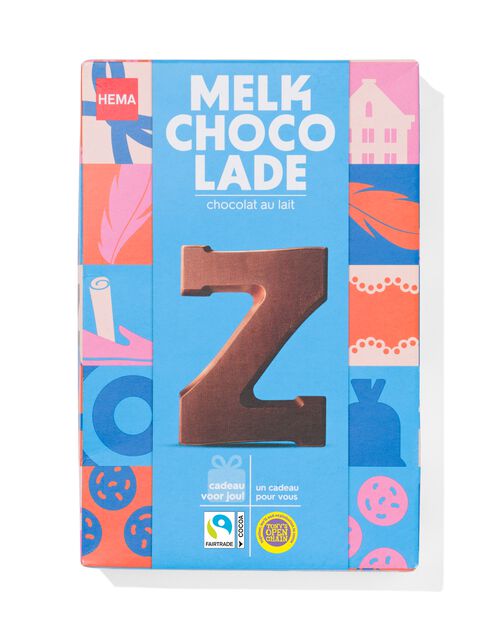 lettre Z en chocolat au lait 140g